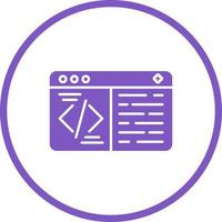 Coding Vector Icon