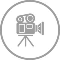 icono de vector de cámara de vídeo