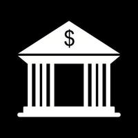 Bank Building Vector Icon