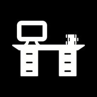 Working Desk Vector Icon