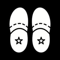 icono de vector de zapatillas