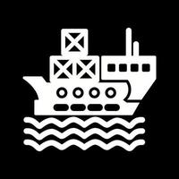 Delivery via Shipping Vector Icon