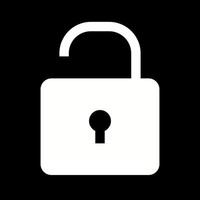 Open Lock Vector Icon