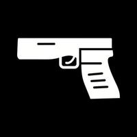 icono de vector de pistola