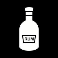 Bottle of Rum Vector Icon