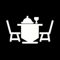 Dinner Table Vector Icon