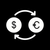 Dollar to Euro Vector Icon