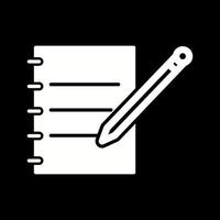 Notebook and Pen Vector Icon