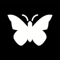 Unique Butterfly Vector Glyph Icon