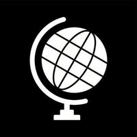 Unique Globe Vector Glyph Icon