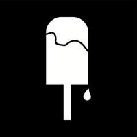 Unique Ice Lolly Vector Glyph Icon