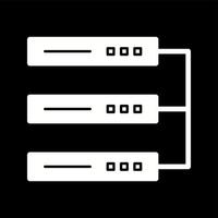 Unique Data Center Vector Glyph Icon