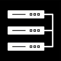 Unique Data Center Vector Glyph Icon