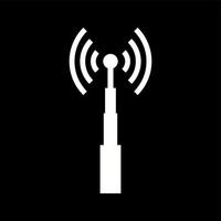 Unique Telecom Tower Vector Glyph Icon