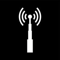 Unique Telecom Tower Vector Glyph Icon