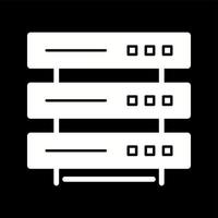 Unique Server Vector Glyph Icon