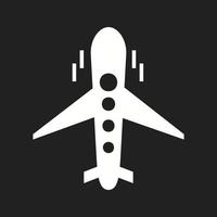 Beautiful Aeroplance Vector Glyph Icon