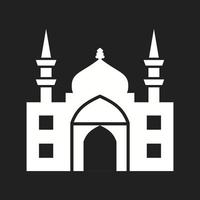 Beautiful Mosque Vector Glyph Icon