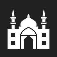 Beautiful Mosque Vector Glyph Icon