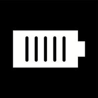 Unique Charging Cell Vector Glyph Icon