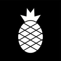 Unique Pineapple Vector Glyph Icon