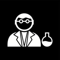 Unique Chemist Vector Glyph Icon