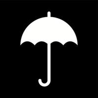 Unique Umbrella Vector Glyph Icon