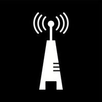 Unique Signal Tower I  Vector Glyph Icon