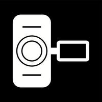 Unique Hand Camera I  Vector Glyph Icon