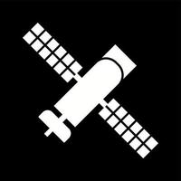 Unique Satellite Vector Glyph Icon