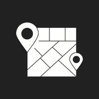 Beautiful Mark place on map Vector Glyph icon