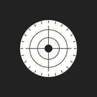 Beautiful Target Vector Glyph icon