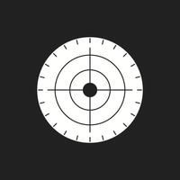 Beautiful Target Vector Glyph icon