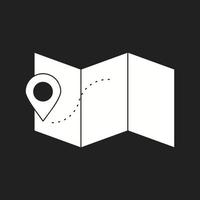 Beautiful Mark on maps Vector Glyph icon