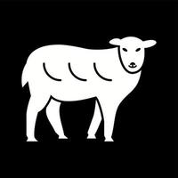 Sheep Unique Vector Glyph Icon