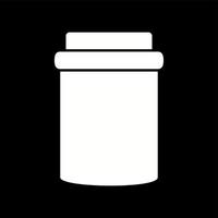 Unique Jam Bottle Vector Glyph Icon