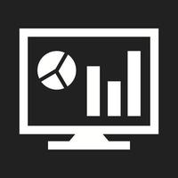 Beautiful Business chart Vector Glyph icon