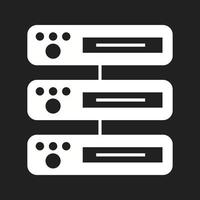 Beautiful Server Vector Glyph icon