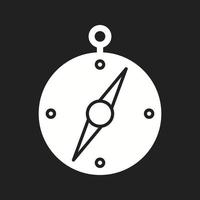 Beautiful Compass Vector Glyph icon