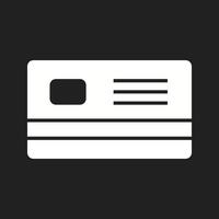 Beautiful Debit card Vector Glyph Icon