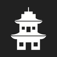 Beautiful Temple Vector Glyph Icon