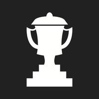 Beautiful Trophy Vector Glyph icon