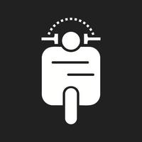 Beautiful Scooter Vector Glyph Icon