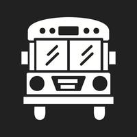 Beautiful Bus Vector Glyph Icon