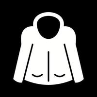Beautiful Jacket Glyph Vector Icon