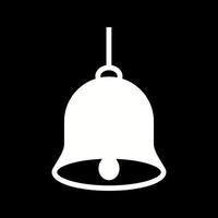 Beautiful Bell Glyph Vector Icon