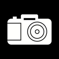 Beautiful Camera Glyph Vector Icon