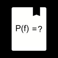 Beautiful Solve Function Glyph Vector Icon
