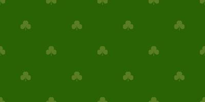 St. Patrick s Day seamless pattern consisting of three-leaf clover. Vector illustration