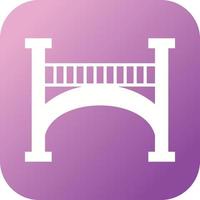 Beautiful Bridge Vector Glyph Icon